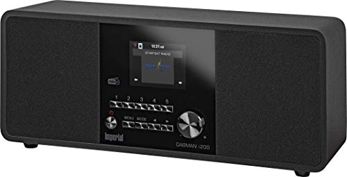 Imperial 22-231-00 Dabman i200 Internet/DAB+ Radio (Stereo Sound, UKW, WLAN, LAN, Aux-In, Line-Out, Kopfhörer Ausgang inkl. Netzteil) schwarz - 5
