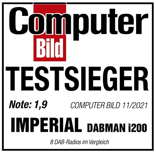 Imperial 22-231-00 Dabman i200 Internet/DAB+ Radio (Stereo Sound, UKW, WLAN, LAN, Aux-In, Line-Out, Kopfhörer Ausgang inkl. Netzteil) schwarz - 9
